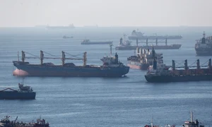 Nave cu cereale Foto EPA EFE