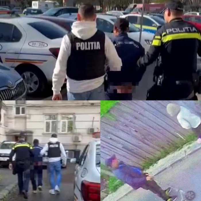 Bărbatul a abordat-o pe copilă pe o stradă din Craiova FOTO: IPJ Dolj